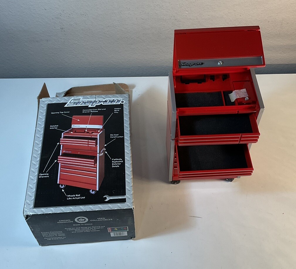 Snap On Tools Mini ToolBox Bank Replica KR637 & KR657B NEW Ships