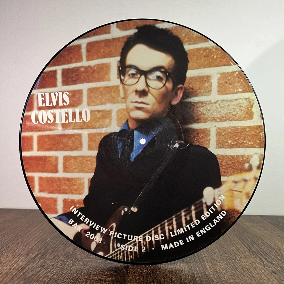 Elvis Costello -  Interview Picture Disc - Rare - Limited Edition - 12" - Vinyl - Image 2 of 4