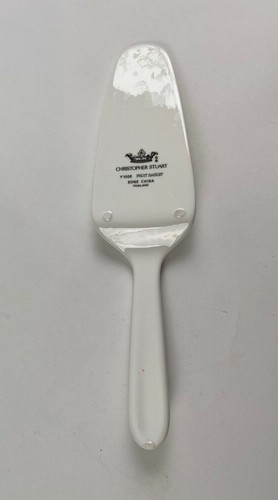 CHRISTOPHER STUART PIE CAKE SERVER SPATULA FRUIT BASKET PATTERN Y1008 BONE CHINA - Picture 6 of 7