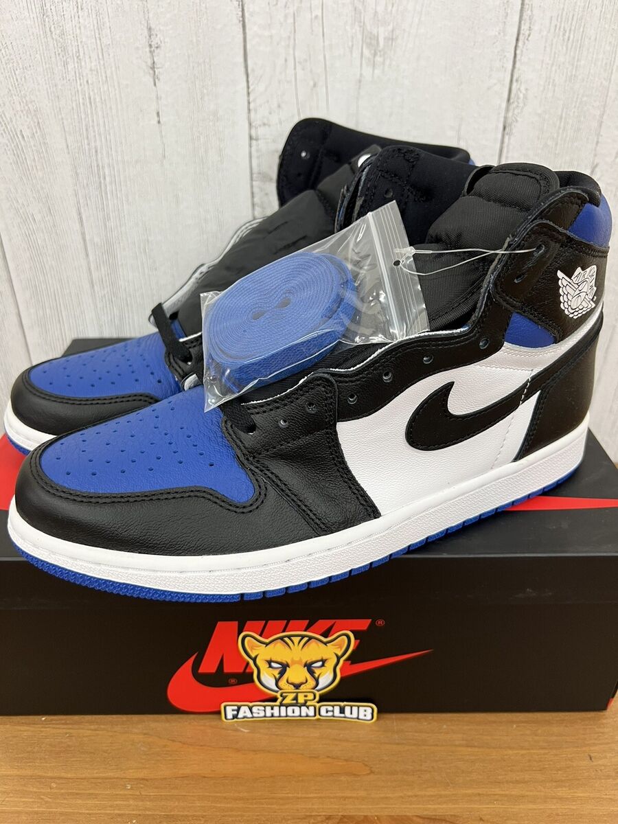 Air Jordan 1 Retro High Royal Toe MENS 555088-041 GS 575441-041 | eBay