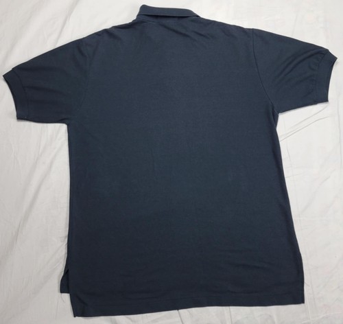 Vintage Levi's Herren Poloshirt Gr. Large Kurzarm Blau Einzelnaht - Bild 2 von 7