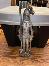 Mid Century Approx 15.5" Multi Prod Inc Medieval Knight Wall Hanging