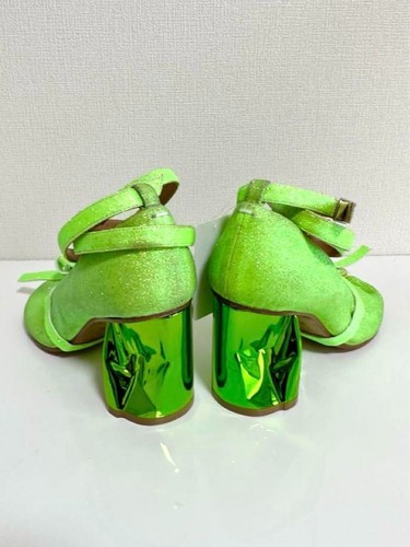 New Maison Margiela 22 Women's Damaged Tabi Pumps Acid green Size EU 36 - Picture 6 of 11