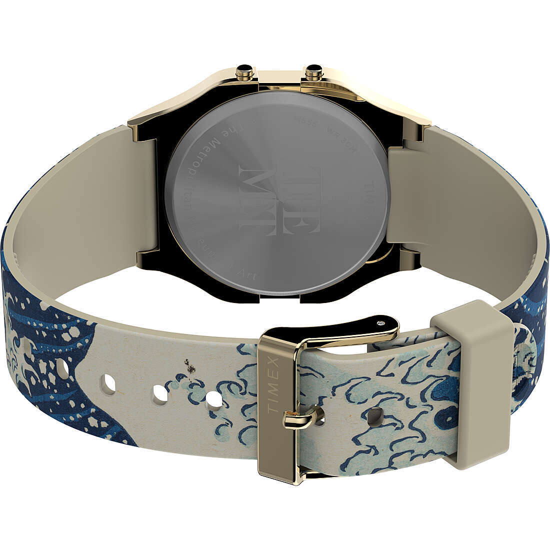 Wristwatch TIMEX T80 TW2W25200 THE MET HOKUSAI Silicone Wristwatch TIMEX T80 TW2W25200 THE MET HOKUSAI Silicone