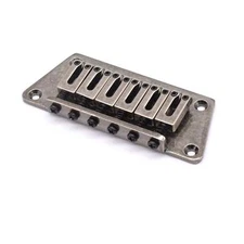 KD By AxLabs Nighthawk-style Trapezoid Plate Hardtail Bridge - Antique Silver