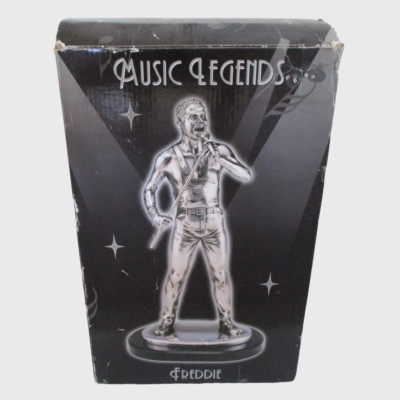 Queen 'Freddie Mercury' Statue 2004 Music Legends 'Silver Dreams' Leonardo + Box