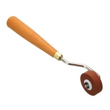 0.4 Inch Rubber Roller Brayer Tools for Printing Printmaking Ink Stamping, Red