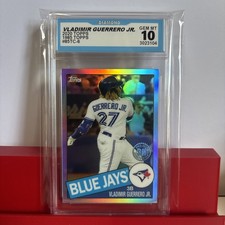 2020 Topps Chrome Vladimir Guerrero Jr. 1985 Baseball #85TC-6 Blue Jays