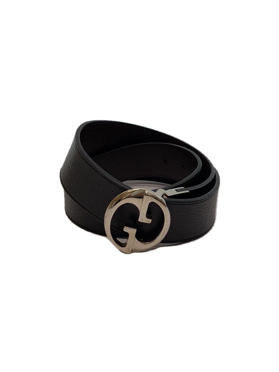 GUCCI Mens Brown Leather Solid Color Belt 449715