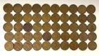 Lincoln Wheat Cent "S" Set Full Roll 50 (Pennies) All 1930–1955 Circulated   #3