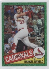 2020 Update Silver Pack 1985 Topps Chrome Baseball Green 75/99 Rangel Ravelo 0t2
