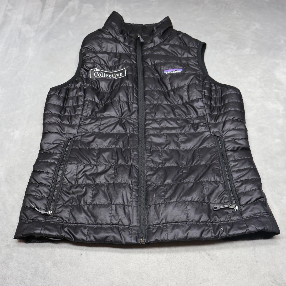 Patagonia Vest Womens Small Black Nano Puff Quilted Primaloft