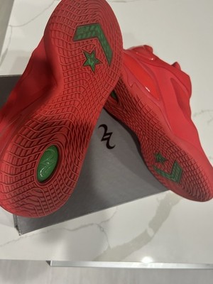 Converse SHAI 001 NORTH POLE OX Red Green Zipper Sneaker A18775C