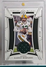 2022 Panini National Treasures - Century Materials Aaron Rodgers #CEN-ARO /99 