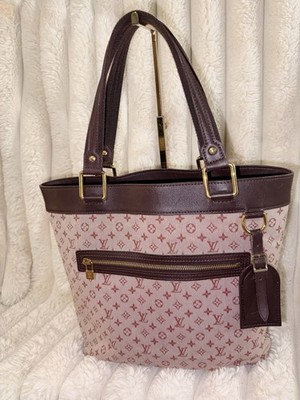 Louis Vuitton Monogram Mini Lin Lucille GM  Pink/Brown 
