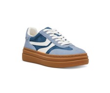 Steve Madden Women's Dodge Sneaker, Blue Multi Size 6