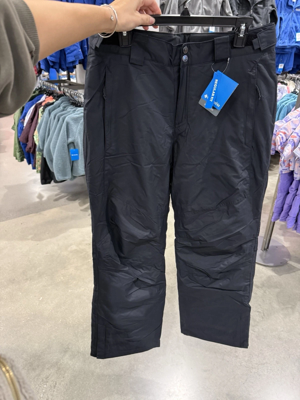 Brand new！Columbia Men's Black Insulated Snow Pants，great deal👍 size L