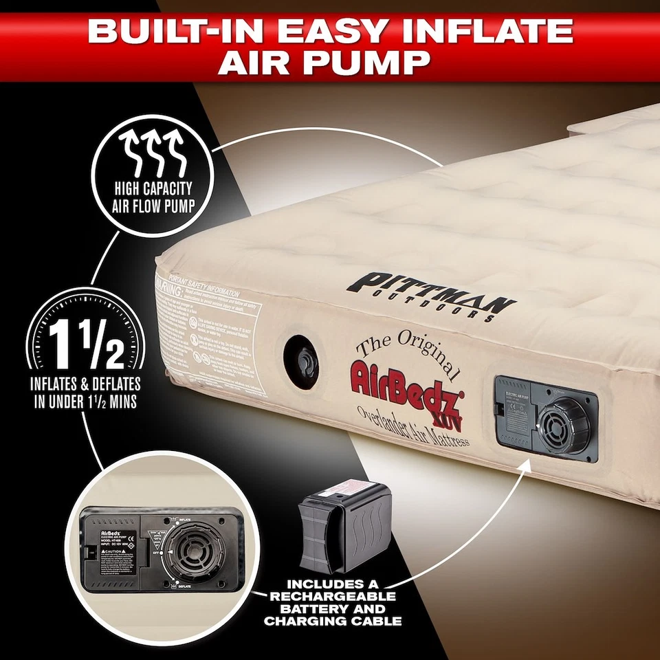 AirBedz by Pittman Outdoors PPI-TAN_XUV  AIR MATTRESS OVERLANDING - Imagem 4 de 4