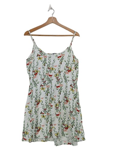 VERO MODA Vestido de Verano Mujeres Talla EU 38 verde-rojo-blanco look casual - Imagen 2 de 5