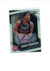 2024-25 Prizm Black Ausar Thompson #90 Silver Prizm Autograph Auto Pistons