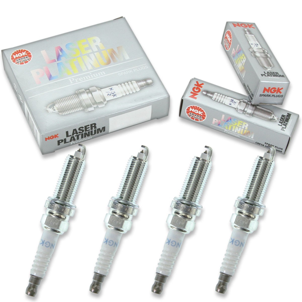 4 pc NGK Laser Platinum Spark Plugs for 2012-2020 Nissan Versa 1.6L L4 wg