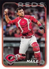 Luke Maile 2024 Topps Update US167 Cincinnati Reds Baseball Card