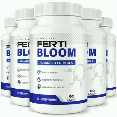 FertiBloom Capsules for Men, Ferti Bloom Male Wellness Supplement Pills - 5pk