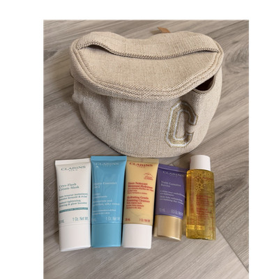 Clarins Hydrating & Firming Skincare Set Cleanser Toner Cream Mask 5pc