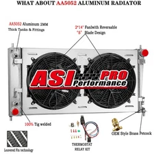3 Row Radiator+Fan+Shroud+Relay For 2004-2008 Ford F150 Expedition Lincoln 4.6L