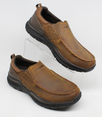Size 9.5 EW - Skechers Mens Relaxed Fit Seveno Shoes Brown  display picture 2