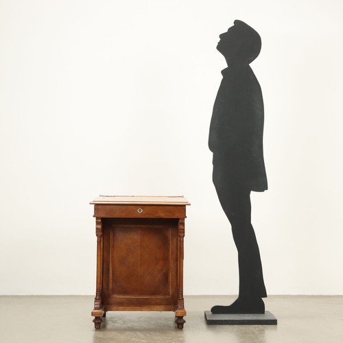 Antiker Davenport Schreibtisch Walnuss Schuhbladen des XIX Jhs Originell - Bild 2 von 11