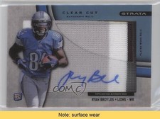 2012 Strata Clear Cut Rookie Relics Blue 12/75 Ryan Broyles Patch Auto READ 2u3
