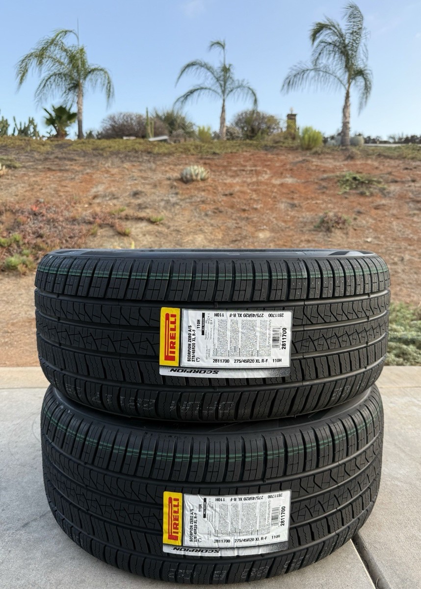 TWO BRAND NEW 275/45R20 110H Pirelli Scorpion Zero A/S Run Flat