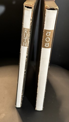 BOOK OF JOB & BOOK OF RUTH both w/slip case – ARTHUR SZYK illustrated 1946-1947 - Picture 21 of 22