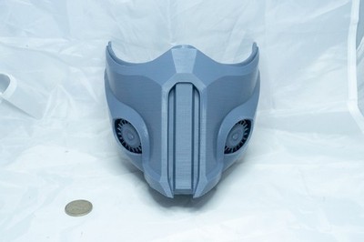 Sub Zero Inspired Mask   Mortal Kombat Cosplay Mask   3D Printed Ninja Mask   MK