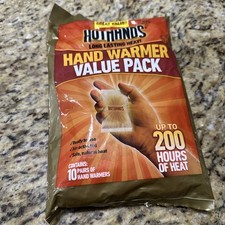 HotHands Hand Warmer Value Pack - 10 Count - Long-Lasting Air-Activated Warmers