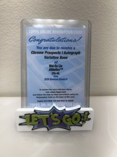 Wei-En Lin Base Variation Auto  Redemption 2026 Bowman Chrome 1st Athletics