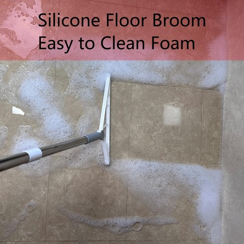 Magic Silicone Broom Sweeper, Rubber Squeegee with Adjustable Long Handle for... - Picture 2 of 7