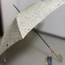 Fox Umbrella Parasol Embroidery Stylish Accessory Used
