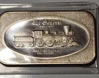 1 oz .999 Fine Silver Bar, The General 1862-1972 Art Bar