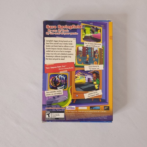 The Simpsons Hit & Run 2003 PC-CD ROM Complete in Box - Picture 5 of 9