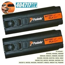 2PACK Battery for PASLODE 6V 404717 902000 900400 900420 900600 Nailer Ni-MH