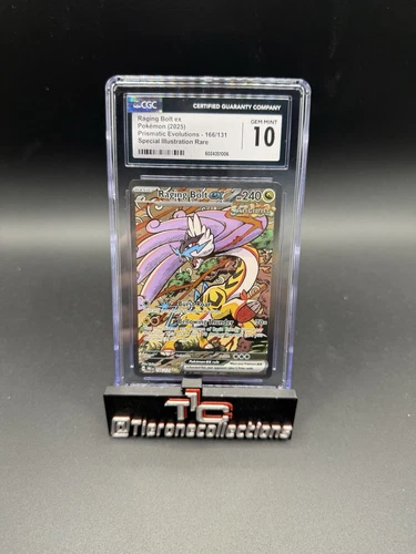 CGC 10 Raging Bolt ex 166/131 Prismatic Evolutions SIR SPECIAL ILLUSTRATION RARE