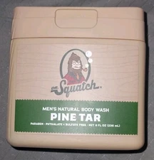 Dr Squatch Pine Tar Men's Natural Body Wash 8oz