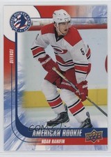 2015 National Hockey Card Day American Rookies Noah Hanifin #USA8 Rookie RC 0i6. rookie card picture