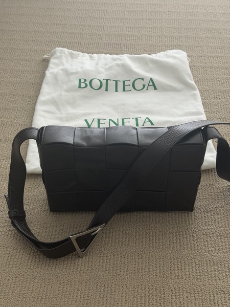 Bottega Veneta Cassette Crossbody Bag  Fondant