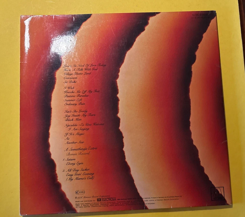 Stevie Wonder Songs In The Key Of Life + 7inch / BOOKLET Motown 2xVinyl LP - Bild 2 von 4