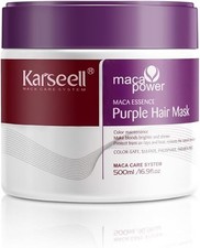 Karseell Purple Hair Mask 500ml Neutralizes Yellow Tones Deep Nourish Brighten