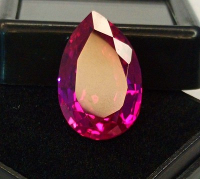 Natural Fabulous Pink Ruby Pear Cut 10-12 Ct Certified Loose Gemstone RK195