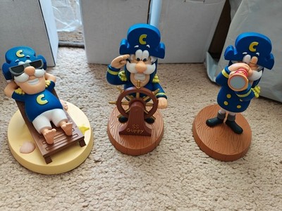 Cap'n Crunch Mail Away Adventure Figures Set Of 3 Captain Crunch